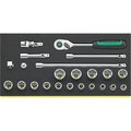 Stahlwille Tools Tool set No.TCS 3/8 ZOLL 456/16/7 QR 1/3-tray23-pcs. 96830370